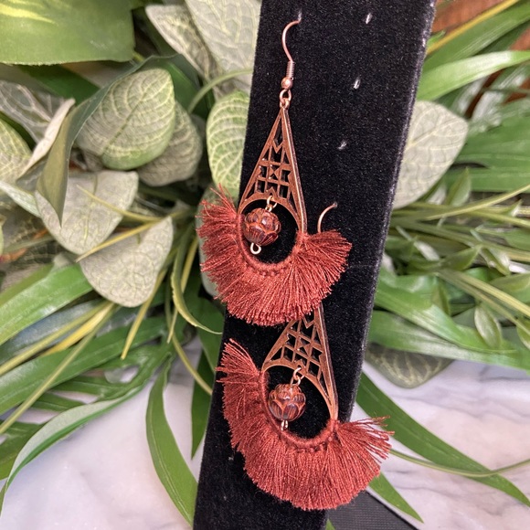Boho Tassel Earrings - Picture 4 of 4